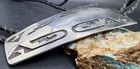 Large Vintage Native Hopi Handcrafted Sterling Silver Overlay Design Bolo Tie — photo 5