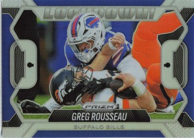 2025 Panini Prizm #9 Greg Rousseau Lockdown!