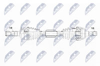 NEU - NTY NPW-PL-071 Antriebswelle FüR Opel