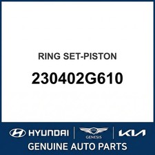 2011-2013 Kia Optima Hybrid Ring Set-piston Oem New 230402g610 2011-2013 Kia Optima Hybrid Ring Set-piston Oem New 230402g610