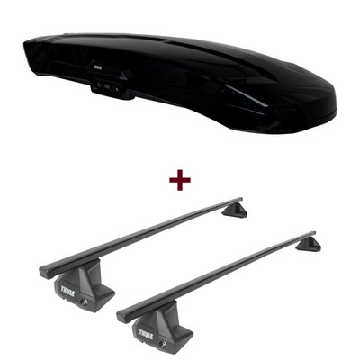 Dachbox Thule Vector Alpine + Dachträger Thule für Seat Ateca KH7 / KHP