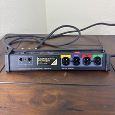 Monster Power HTS1000 PowerCenter Black 8-Outlet AV Surge Protector Power Strip
