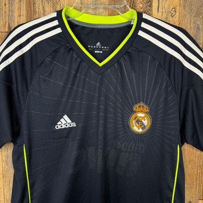 Real Madrid 2010-11 Away Soccer Jersey Adidas P96163 Men's M