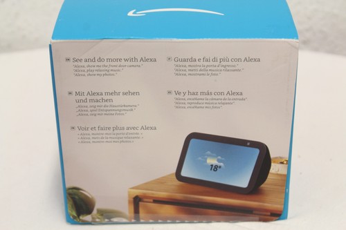 Amazon Echo Show 5 3. Gen Smart Display-Lautsprecher Anthrazit Neu Rechnung MwSt - Picture 2 of 3