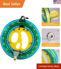 Kite String Reel Winder 7" 600ft 60lb Line ABS Blue Kids Teens Animal Theme