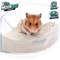 Kleintiersandbad-Box Acryl Sandbad Dusche FüR Hamster MäUse Gerbils 30X20Cm
