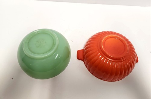 Vintage Fire-King Jadeite & Glasbake Mixing Bowls + Hall & Glasbake Bakeware Lot - Picture 9 of 9