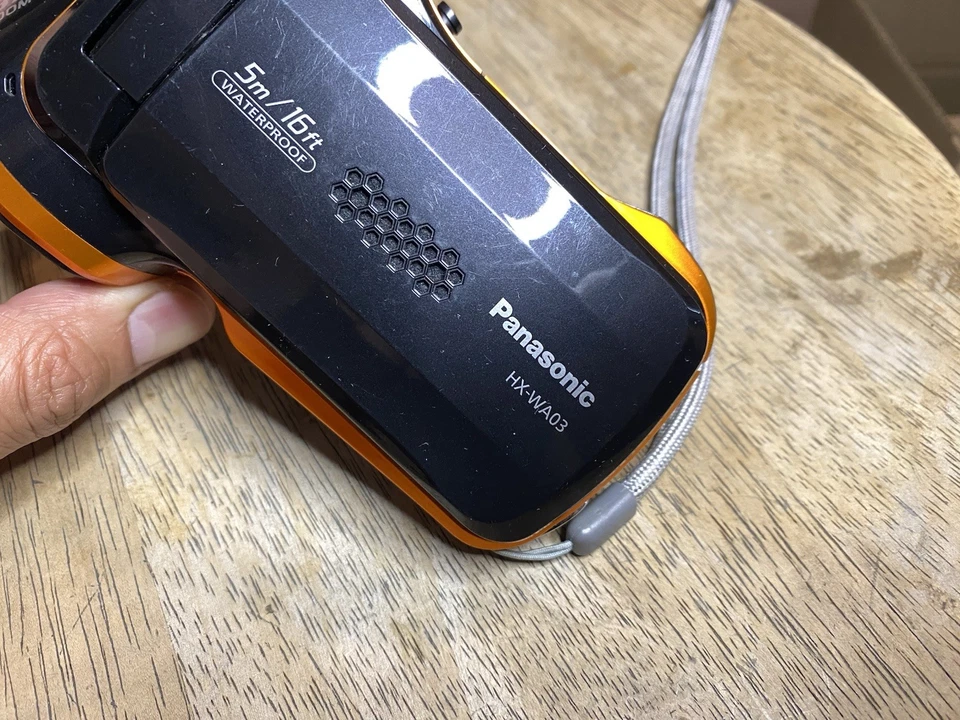 Panasonic HX-WA03 Waterproof Camcorder -  Orange Rare Y2K DIGICAM Tested Working - Image 4 of 4