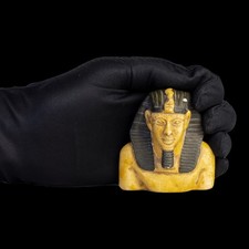 Authentic Ancient Egyptian Antiques Thutmose III Stone Pharaoh Bust Figure BC