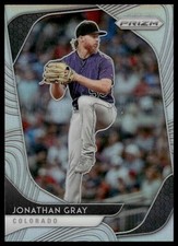 2020 Panini Prizm #48 Jonathan Gray Silver Prizm Colorado Rockies