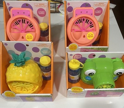 (4) Bubble Making Machines - Sun Squad - NEW