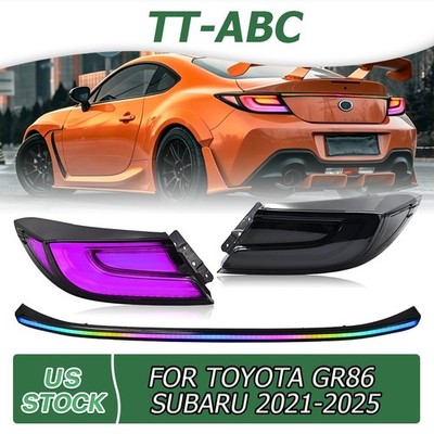 TT-ABC RGB Led Taillight w/ Trunk Light For 2021-2025Toyota GR86/Subaru BRZ 3PCS