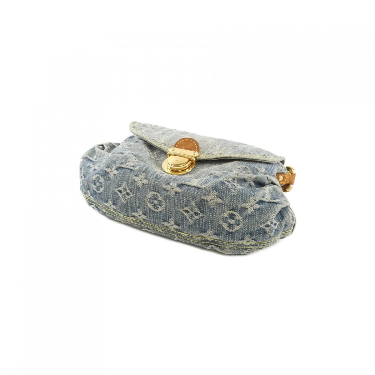 Louis Vuitton Pleaty Shoulder Bag Mini Blue Denim for sale online