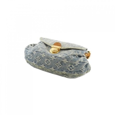 Louis Vuitton Pleaty Shoulder Bag Mini Blue Denim for sale online
