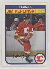 1982-83 O-Pee-Chee Jim Peplinski #55 0m8e