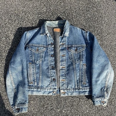 Levi 70506 Vintage 90s Trucker Denim Jacket Blanket Lined, Type 3