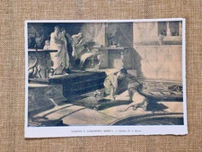 Antonio Rizzi Nero and Agrippina dead awarded in Brera 1894 1933 print
