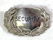 NICE Vintage Obsolete Security Forces/Security Officer's Hat Device Badge Pin