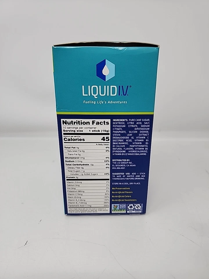 Hydration Multiplier Watermelon  5.65 Oz By Liquid I.V  Exp 11/25 Foto 2 de 4