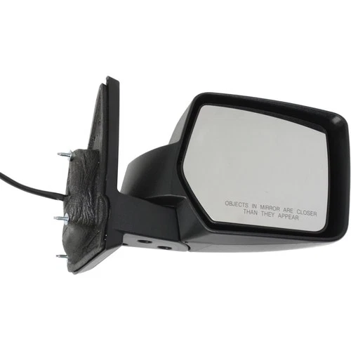 Side View Mirror Power Heated Black Textured Passenger RH for 07-15 Jeep Patriot