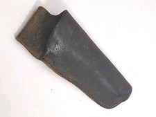 Vtg black Leather Holster Fits 2" Belt 6"Long 2" Opening Top 1" Bottom Read Info
