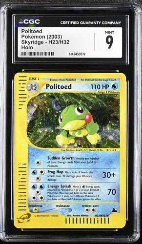 Politoed graded CGC 9 for sale on eBay