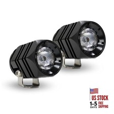 Motorcycle Spot Driving Fog Lights 2inch Cool White 10w Led Off Road Pod Light