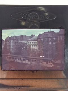 Berlin Brücke Eisenbahn Stadt Nr 12 Historische Dias Farb Dia 1939 Original