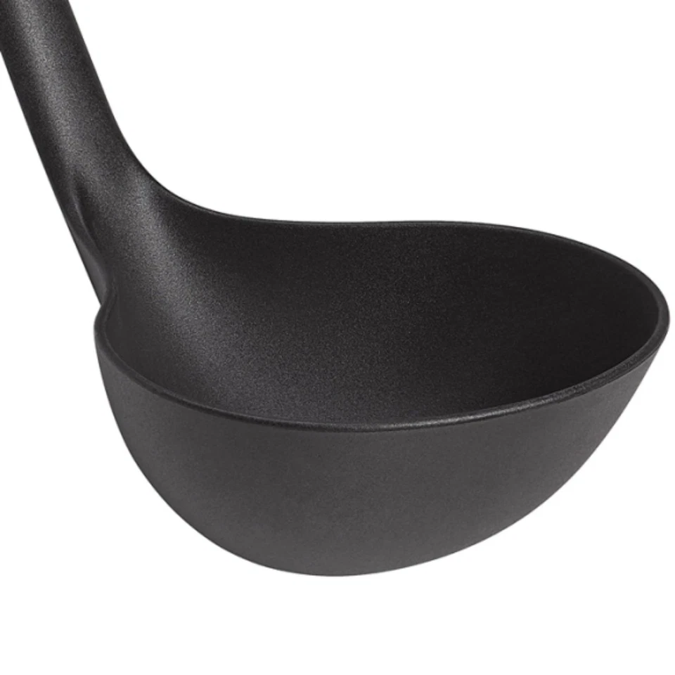 Chef Aid Nylon Suppenkelle Servierlöffel BPA-Frei, Spülmaschinenfest Schwarz Neu - Bild 4 von 4