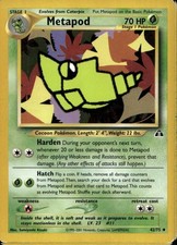 Metapod 42/75 Uncommon WOTC Neo Entdeckung Pokemon