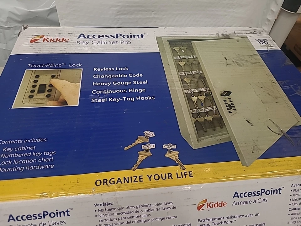 KIDDE 1797 Key Control Cabinet, 120 Keys, Digital 5KDJ9 - Image 2 of 4