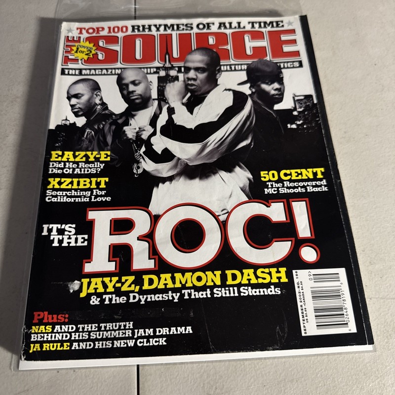 Source Magazine Rap Hip Hop September 2002 #156 Its The Roc JAY-Z NAS EAZY-E NWA