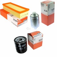 Mahle / Knecht Kraftstofffilter KL 182 Luftfilter LX 632 ÖLfilter OC 237/1