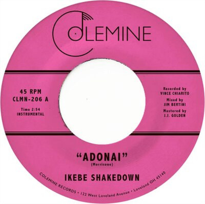 Ikebe Shakedown Adonai (Vinyl) 7'' Single Coloured Vinyl