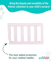 Suite Bebe Palmer Toddler Guard Rail, Pastel Pink