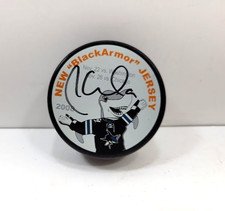 2008 Milan Michalek San Jose Sharks Signed NHL Puck