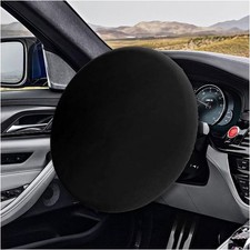 Car Steering Wheel Cover Sun Shade, Anti-Heat Protector, Black