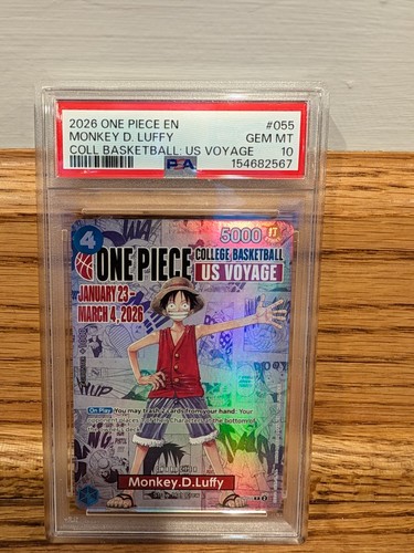 2026 ONE PIECE PROMOS #055 MONKEY D. LUFFY PSA 10