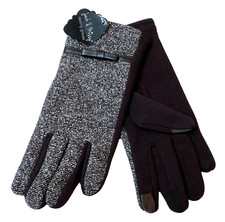 Jack  Missy Two-Tone Texting Gloves, Brown, One Size MSRP 49.99