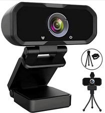 Webcam 1080p HD Computer Switch 2 Camera - Microphone Laptop USB webcam