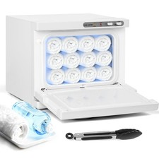8L Hot Towel Warmer Cabinet 3-in-1 Towel Heater UV Steriliser Cabinet Mini