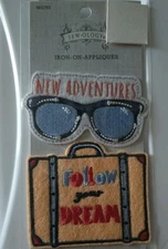 Sewology Iron-On Adventure Set Patch Embroidery Schick Chic Sealed Package New
