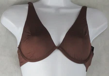 Gap Body Women's Everyday Full-Coverage Unlined T-Shirt Bra, Dark Brown, 38D