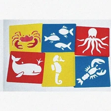 Ocean Pals Washable Play Set - 6 Fun Sea Creatures
