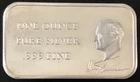Vintage 1972 President Harry S. Truman Limited 1 Oz Silver Art Bar Madison Mint