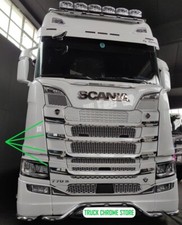 Scania       NG S-R  2017 UP      GRILL CHROME         Stainless Steel    1 SET.
