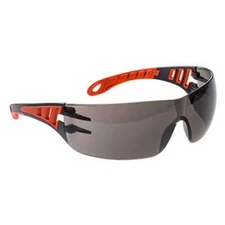 PS12SKR Portwest Safety Glasses Tech Look Smoke NEW