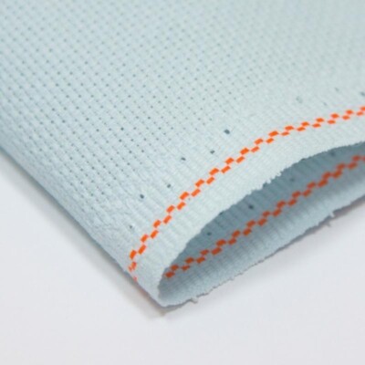 Zweigart Cross Stitch Fabric 16ct Aida Ice Blue 3251-550