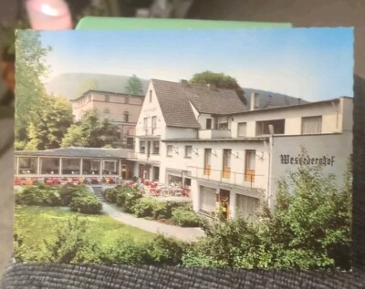 Ansichtskarte Höster-Corvey Hotel Weserberghof - Unposted Postcard 