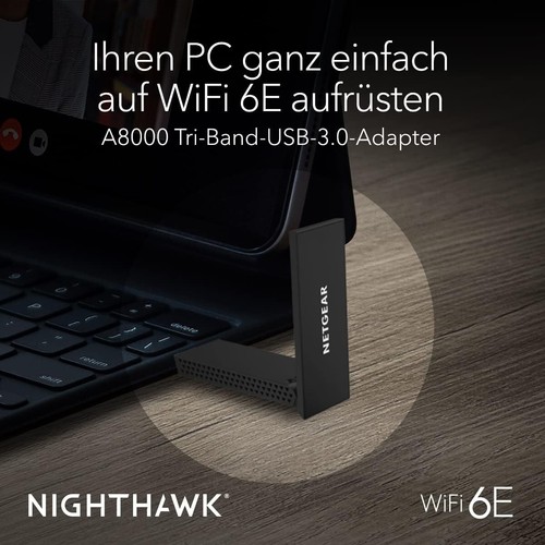 Netgear Nighthawk Clé USB WLAN WiFi -6E Adaptateur USB 3.0 USB (A8000) - Photo 3/4